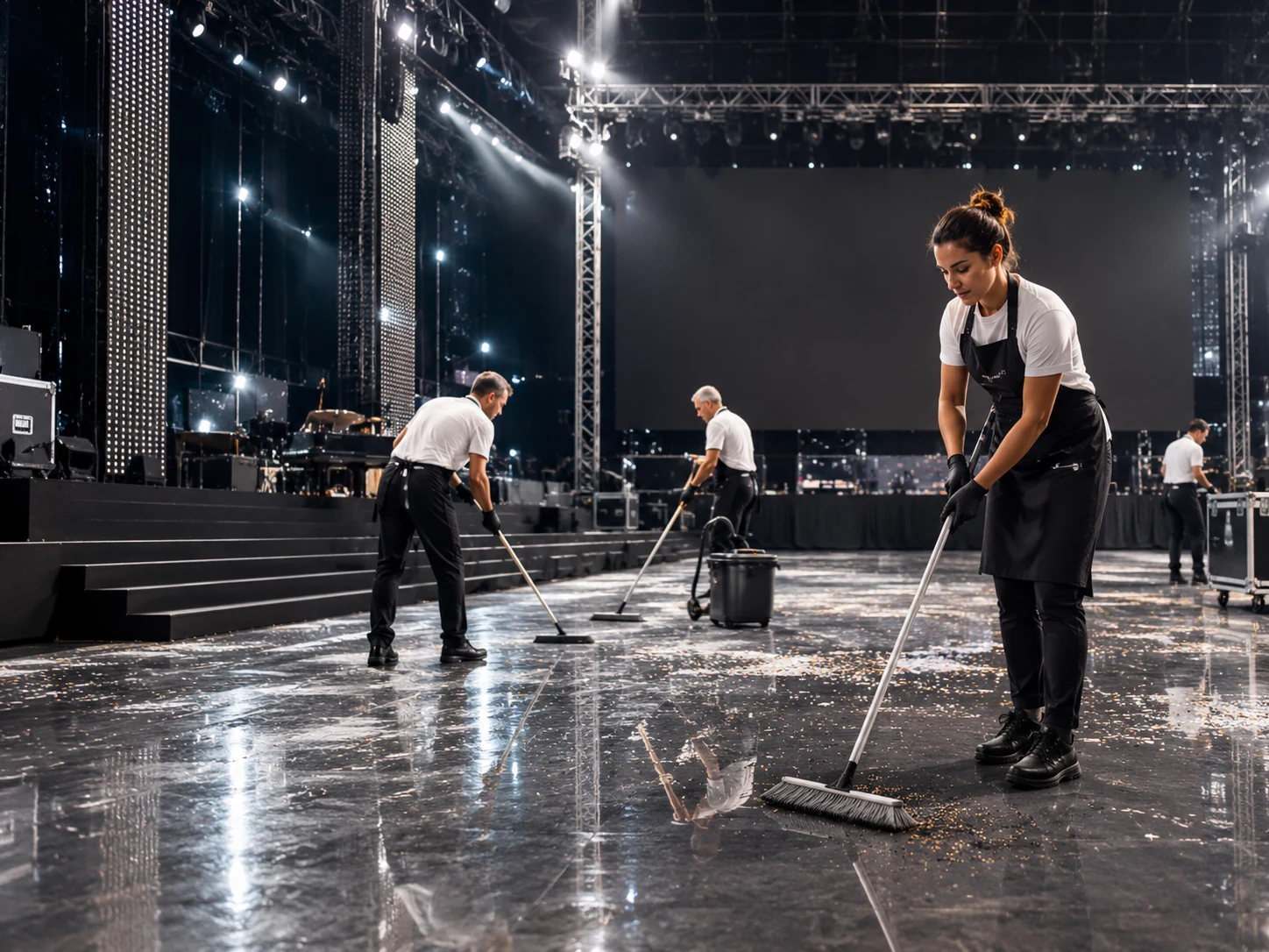 Concerto vicino al mare a Chełm: scena, camerini e artisti polacchi