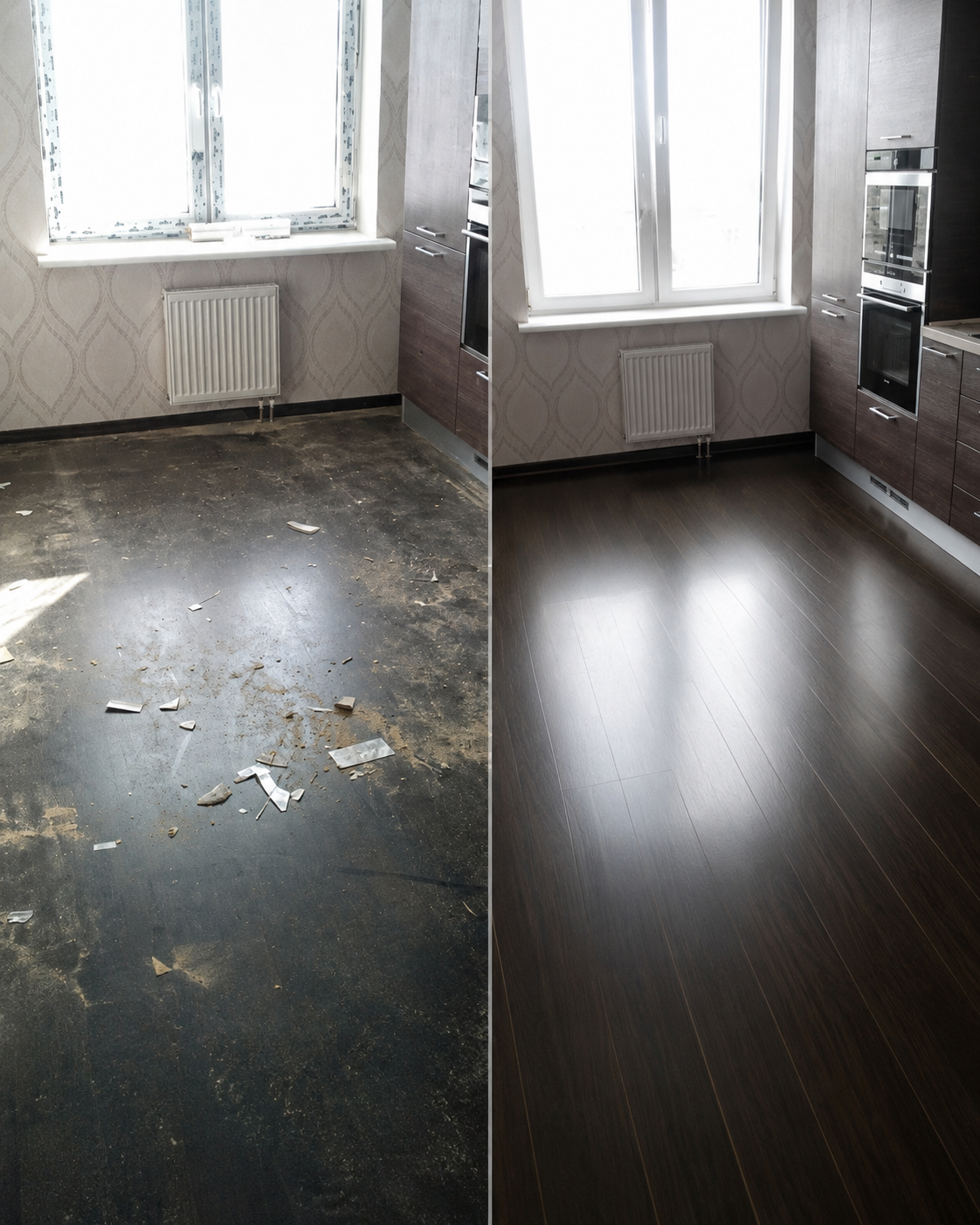Cleaning after renovation